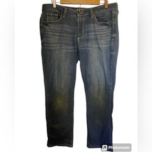 Sonoma ladies medium wash denim blue jeans pants 12 Cotton polyester rayon